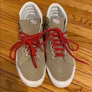 Grey suede high top men’s vans